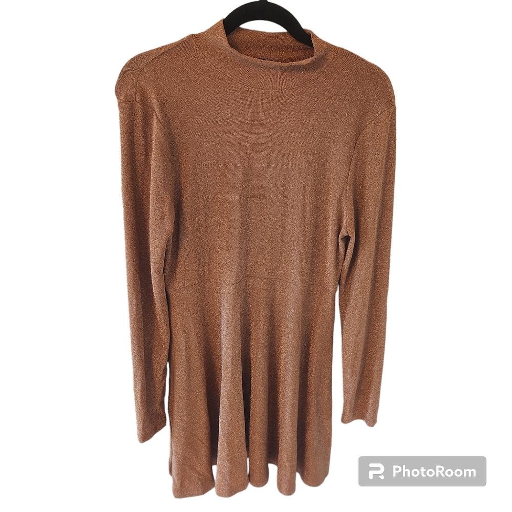 Wild fable pull over copper dress. Long Sleeve & stretchy. Size XL Can f…